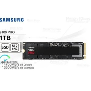 Unidad en estado solido Samsung 9100 PRO 1TB M.2 2280, PCIe 5.0 x4 NVMe 2.0