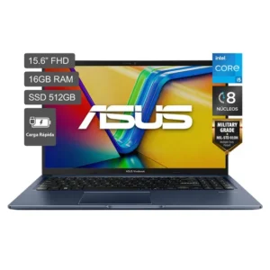 Portátil Asus VivoBook 15, pantalla FHD LED de 15,6", Intel Core i5 13420H a 4,6 GHz, 16 GB DDR4