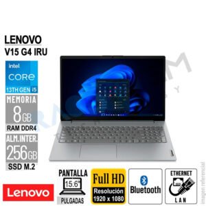 Notebook Lenovo V15 G4 IRU, 15.6" FHD TN, Core i5-13420H 2.1 / 4.6GHz, 8GB DDR4-3200MHz