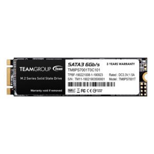 Unidad en estado solido TEAMGROUP 1TB MS30 M.2 2280 SATA III 6Gb/s