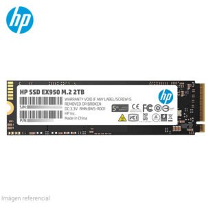 Unidad en estado solido HP EX950, 2TB, M.2, 2280, PCIe Gen 3x4, NVMe 1.3.