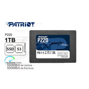 Unidad en estado sólido Patriot P220, 1TB, SATA III 6.0 Gb/s, 2.5"