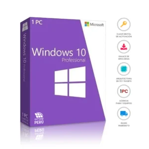 Licencia Original Windows 10 Pro – Clave de Activación 100% Permanente