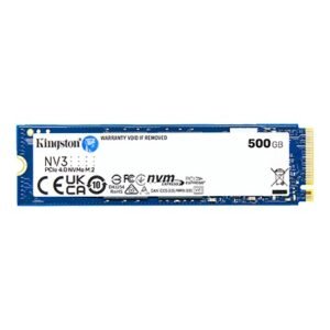 Unidad en estado sólido Kingston 500GB NV3 PCIe 4.0 NVMe M.2 SSD