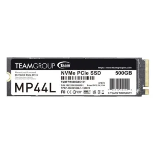 Unidad de estado sólido TEAMGROUP MP44L 500GB, M.2, PCI-E 4.0 x4 con NVMe 1.4